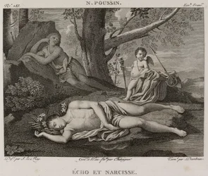 Denis-Sébastien Leroy, Chataigner a Dambrun - Echo a Narcis, podle Nicolase Poussina - 1802-1815