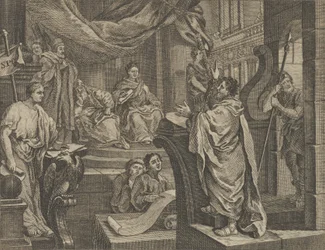 Sullivanův Paul před Felixem, ca. 1800.