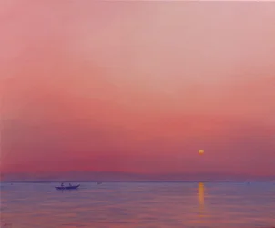 Růžový úsvit na Ganze