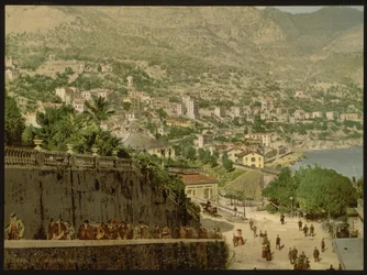 Celkový pohled, Monte Carlo, Riviera, Monako