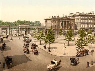 Hyde Park Corner, Londýn, cca 1890-1900