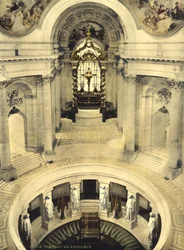 Napoleonova hrobka, Invalidovna, Paříž, Francie, kolem roku 1900
