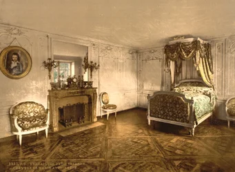 Petit Trianon, Versailles, komnata Marie Antoinetty, kolem 1890-1900