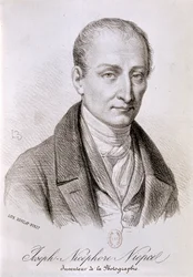 NIEPCE Joseph Nicéphore, francouzský fyzik, vynálezce fotografie: Portrét Josepha Nicephore Niepce