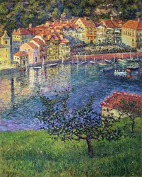 Býčí zápasy ve venkovském městě