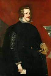 Baroko: Portrét Filipa IV. Španělského par Velazquez, Diego (1599-1660)