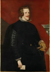 Filip IV., španělský král, syn krále Filipa III. a arcivévodkyně Marie Anny ... (malba na plátně)