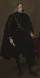 Filip IV 1605-1665, král Španělska, pravděpodobně 1624.