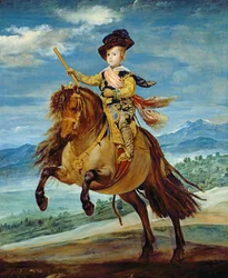 Princ Balthasar Carlos na koni, kolem 1635-36