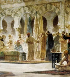 Abd ar-Rahmán III., detail obrazu Dionise Baixerase i Verdaguera