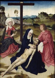 The Lamentation, c.1455-60 (olej na panelu)