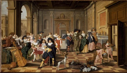 Přijetí šlechticů (malba