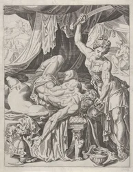 Judith usekne Holofernesovi hlavu Ženská listina (název série)