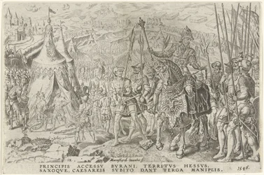 Císařský tábor v Ingolstadtu, 1546 Vítězství Karla V. (název série) Divi Caroli. v. imp. opt. max. victoriae, ex multis praecipuae (název série)