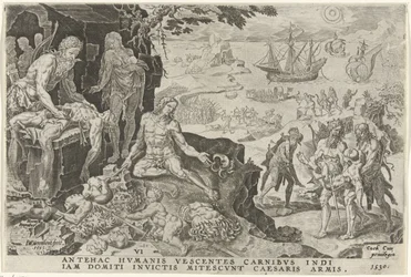 Císařská vojska Karla V. napadají Střední Ameriku, 1530 Vítězství Karla V. (název série) Divi Caroli. v. imp. opt. max. victoriae, ex multis praecipuae (název série)