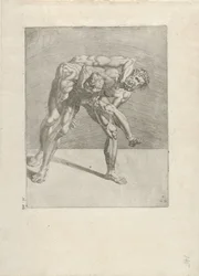 Dva zápasníci Wrestlers (název série)