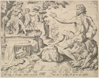 Ruben [Genesis 49:3-4], ze série Dvanáct patriarchů, 1550.