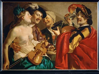 Koncert (malba na plátně)
