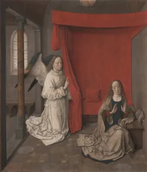 Zvěstování, asi 1455