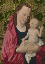 Panna a dítě, asi 1465