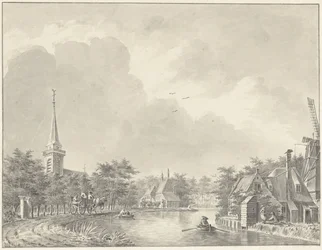 Vesnice Harmelen na Leidse Vaart mimo Utrecht