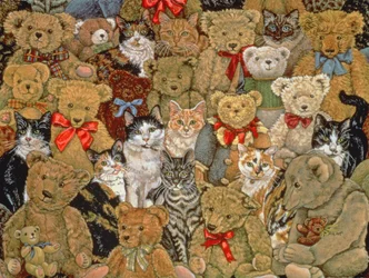 Tedcats, 1997 (akryl na panelu)