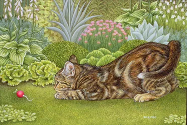 The Radish-Hunt, 1996 (akryl na panelu)