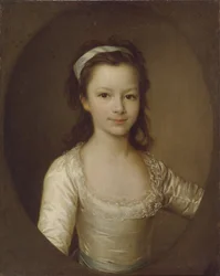 Portrét Contess Ekateriny Artemievna Vorontsova 1780-1836 jako Hild, konec 80. let 18. století