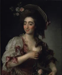 Portrét operní pěvkyně Anny Davia Bernucci, 1782