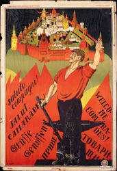 Říjnová revoluce, vítejte, soudruzi! Výzva revolučním dělníkům v zahraničí