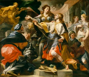 Solomon uctívající pohanské bohy, c.16951700