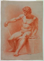 Kresba, Kresba, Akt, ca. 1740