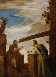 Podobenství o trámu a břevnu, cca 1619