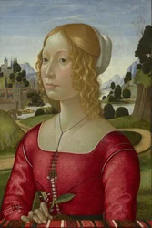 Portrét dámy, kolem 1490