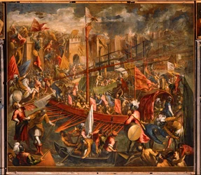 Dobytí Konstantinopole křižáky v roce 1204 (olej na plátně)