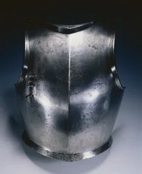 Gotický náprsník s držákem na kopí, kolem 1490-1500