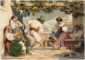 La Saltarelle, 19. století.