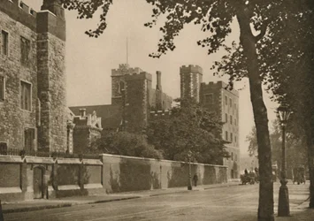 Lambethský palác, rezidence arcibiskupů z Canterbury po sedm století, c1935.