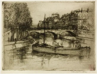 Pont St. Michel, Paříž