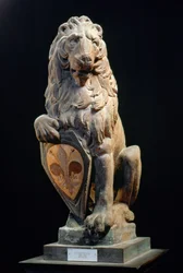 Heraldický lev, 1420 (mramor)