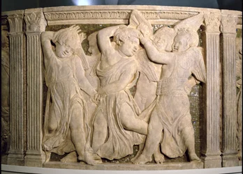 Panel po restaurování č. II z vnější kazatelny katedrály Prato, 1438