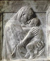 The Pazzi Madonna (Panna a dítě), c1417-18 (mramor)