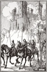 „Sir Galahad v opatství“, 1905.