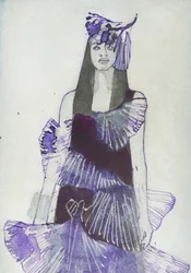 Elegantní fialová móda
