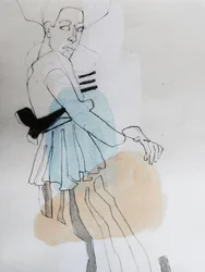 Elegantní módní skica