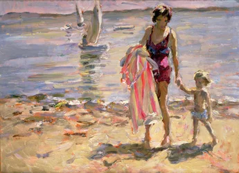 Plážová scéna, II
