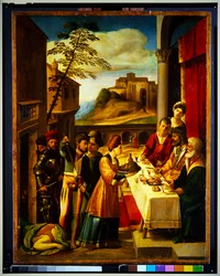 Salome s hlavou Jana Křtitele (panel)