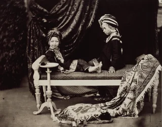 Princ Arthur a princ Alfred v kostýmu sikhských princů, Osborne