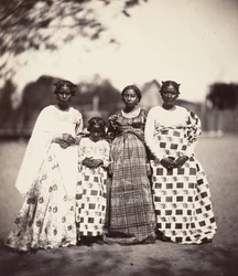 Ženy z Betsimisaraka, Madagaskar, 1863.