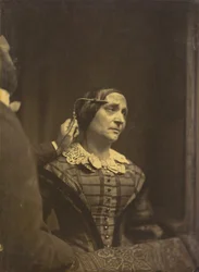 Pozor, pozorný pohled vlevo, Bolestná pozornost vpravo, 1854-1856, tištěno 1862.